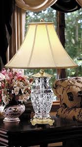 Waterford Crystal Kingsley 22 Crystal Lamp In 2021 Crystal Lamp Crystal Table Lamps Romantic Home Decor
