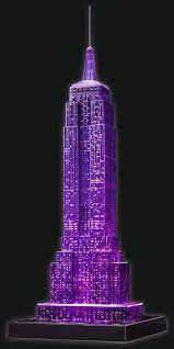 Una hermosa reproducción en 3d del empire state building. Empire State Building Night Edition 3d Puzzle Building Night Edition 3d Puzzle Productos Es Empire State Building Night Edition