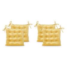 They really stay in place well. Buy Yellow Chair Cushions Pads Online At Overstock Our Best Table Linens Decor Deals