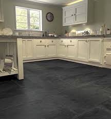 They arrive safe or get replaced. Large Stone Tile Flooring Stone Flooring Aged Grey And Black Black Kitchen Floor Tiles Kitchen Floor Tile Black Floor Tiles