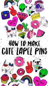 The supplies are the easy part. Make Your Own Cute Lapel Pins This Fun Flair Pin Diy Was Super Easy I Loved The Rainbow And The Unicorn Cha Lapel Pins Diy Make Your Own Pins Enamel Pins