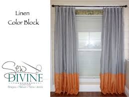 Curtains are sold in 6 different sizes. Linen Color Block Curtain Panels 50 X 96 By Sewdivinebyamanda 135 00 Color Block Curtains Curtains Panel Curtains