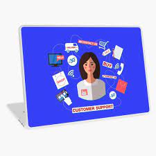 Piia building, ground floor, mulana din muhammad wafai road airblue (city sales office) ground floor, shop no. Funda Y Vinilo Para Ipad Concepto De Servicio Al Cliente Con Mujer Soporte Call Center De Ivector Redbubble