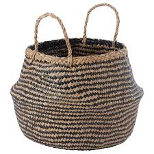 Krallig Korb Seegras Schwarz Ikea Krallig Korb Seegras Schwarz Ikea Ikea Basket Woven Baskets Storage Wicker
