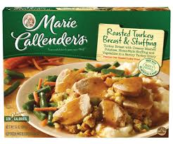 Marie callender pot pies have one of the highest fat/calorie contents of any frozen dinner/meal. Marie Callenders Frozen Dinner Roasted Turkey Breast Stuffing 14 Ounce Walmart Com Walmart Com