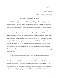 Research paper sample pdf ative article critique example education. Raven Lit Crit Final The Raven Edgar Allan Poe