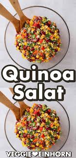 Veganer Quinoa Salat Mit Bohnen Mais Und Paprika Rezept Leckere Gesunde Rezepte Salate Gesund Leckere Vegetarische Rezepte