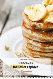 Pancakes Faciles Et Rapides Food Quick Pancakes Healthy Recipes Easy Snacks