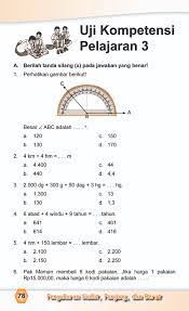 Kumpulan Soal Matematika Soal Ulangan Harian Matematika Kelas 4 Sd Bab Iii Pengukuran Sudut Panjang Dan Berat