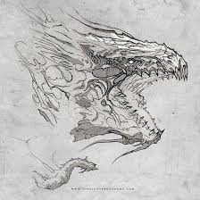 Sketch Dragon By Dibujante Nocturno Deviantart Com On Deviantart Concept Art Characters Dark Creatures Art