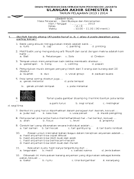 Check spelling or type a new query. 9 Soal Uas Sbk Kelas 6 Sd Semester 2 Ganjil Dan Kunci Jawaban