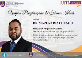 Beliau berkata demikian selepas menyampaikan ucaptama pada seminar pasca pru14 anjuran fakulti sains pentadbiran dan pengajian polisi uitm shah. Fakulti Sains Pentadbiran Pengajian Polisi à¤« à¤Ÿ Facebook