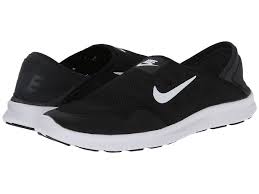 Black And White Nike Slip Ons Nike Orive Lite Slip On Black White Womens Black Nikes Nike Black Nikes