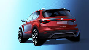 First Glimpse Of The New Volkswagen T Cross Top Speed Upcoming Cars Volkswagen Suv