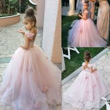 Aliexpress Com Buy New Arrival Vestido Daminha 2016 Custom Ball Gown Flower Girl Blush Flower Girl Dresses Flower Girl Dresses Tulle Pink Flower Girl Dresses