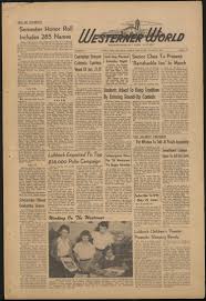 The Westerner World Lubbock Tex Vol 20 No 17 Ed 1 Friday January 22 1954 Page 1 Of 4 The Portal To Texas History