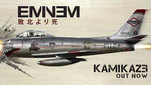 Eminem Drops New Album Called Kamikaze On Day Of Aretha Franklin S Funeral Reviews Are Bad Showbiz411 Kamikaze Eminem Eminem Albums