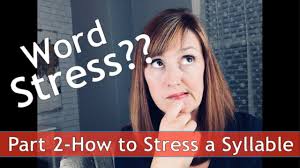 Word Stress In American English Part 2 How To Stress A Syllable To Pronounce English Words Correctly And Clearly You Ha Word Stress Syllable American English
