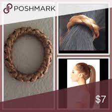 Nwot Synthetic Hair Elastic Braided Ponytail Band Braided Ponytail Synthetic Hair Braided Ponytail Hairstyles
