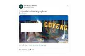 Pakai Rumus Matematika Nama Jualan Gorengan Ini Bikin Mikir Hitekno Com