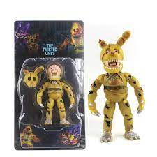 Amazon.com: LUNK Anime Five Nights Game Pizzeria Simulator Action Figure  6.5inch, Collectible Figure, Nightmare  Foxy/Freddy/Bonnie/Fazbear/Chica/Policemen (Type 3) : Toys & Games