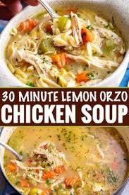 German Chocolate Cake Cookies Lemon Chicken Soup Stew Recipes Lemon Chicken Orzo Soup