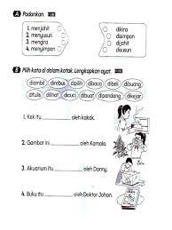 Nama saya paijo, saya berumur dua puluh tiga tahun. Lembaran Kerja Bahasa Melayu Tahun 2 Malay Language Math Activities Preschool Preschool Writing