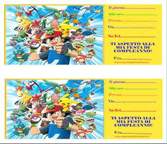 Inviti Compleanno Pokemon Da Stampare Gratis Semplice Invito Inviti Di Compleanno Compleanno Auguri Di Compleanno