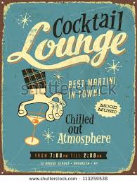 Bar Ilustraciones En Stock Y Dibujos Shutterstock Vintage Lounge Poster