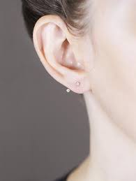 Maria tash diamond chain wrap stud earring. Drops Ear Jackets Modern Edgy Jewelry Silver Stud Earrings 14k Solid Gold Ear Jackets Gold Diamond Earjackets Leaves Jacket Earrings Earrings Jewelry
