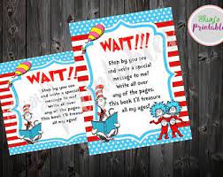 Dr Seuss Guest Book Sign Cat In The Hat Guest Book Sign Dr Seuss Baby Shower Sign Dr Seuss Decor Dr Seuss Baby Shower Seuss Baby Shower Dr Seuss Decorations