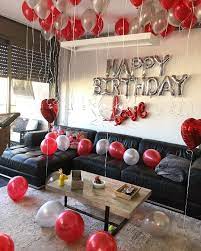 Image May Contain Table Living Room Shoes And Indoor Surprise Birthday Decorations Birthday Room Decorations Simple Birthday Decorations
