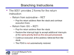Northern malaysia university college of engineering). Lecture Set 5 The 8051 Instruction Set Universiti