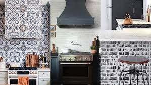 Ceramic (or porcelain) tile for a kitchen backsplash is the most popular and widely used option they often come in complimentary sizes with larger field tiles for the floor. 7 Kitchen Backsplash Trends To Follow Now