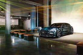 Black 5 Door Hatchback Porsche Panamera Sport Turismo Grandgt Techart Hd Wallpaper Wallpaperbetter