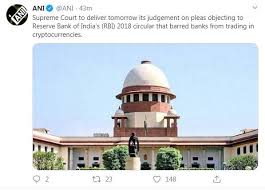 The finance ministry has shared similar concerns. Cryptocurrency In India Sc To Deliver Judgement On Pleas Challenging Rbi Circular Tomorrow