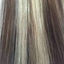 It could even take multiple sessions to get the color you're after. Medium Brown Platinum Blonde Highlights 20 Inch Standard Clip In Human Hair Extensions 110grams Cleopatra Hair Extensions