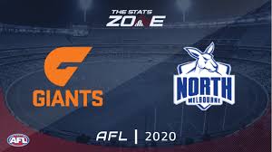 Who will win this north melbourne vs gws giants match?. 2020 Afl Gws Giants Vs North Melbourne Preview Prediction The Stats Zone