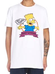 This item has 0 required items. Off White Bartå°èŠ±tæ¤ In 0188 Wht Mu Modesens Bart Simpson T Shirt T Shirt Embroidered Tshirt
