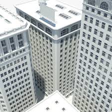 City Buildings 3d Model City Buildings Skyscraper Architecture City Design