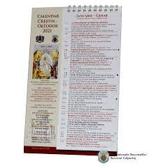 Vezi când pică data paștelui (învierea domnului), rusaliile sau înălțarea domului în anul 2021. Calendar CreÈ™tin Ortodox De Birou 2021 290157 Arhiepiscopia BucureÈ™tilor