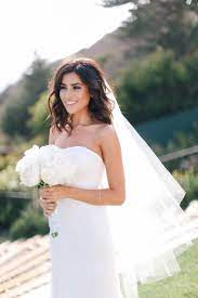 My Fairytale Wedding California Part 1 Sazan Wedding Hair Down Beach Wedding Veil Short Wedding Hair