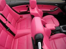 Black And Pink Car Interior Bmw Pink And Black Interior Custom Convertible 3 Series Custom Pink Bmw Pink Car Girly Car