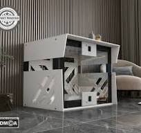 FOD White Indoor Dog Kennel