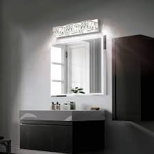 Sold and shipped by lamps plus. Buy Zuzito Led Dimmable Bathroom Vanity Lighting Fixtures Modern Crystal Vanity Light Over Mirror White Light 3 Lights Online In Indonesia B0871wqhrq