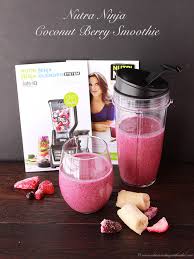 Nutri ninja with auto iq blender review & easy nutri ninja smoothies recipes. Nutra Ninja Coconut Berry Smoothie Recipe Cooking With Ruthie