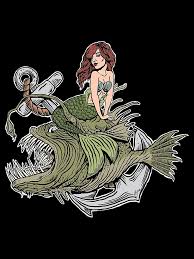 Mermaid And Angler Fish Color