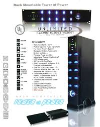 Rack Mountable 10 Outlet Home Theater Power Center Pp 52819htc Home Theater System Home Theater Surge Protectors