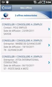 Pole emploi metz offres d emploi. Pole Emploi Trouvez Un Nouvel Emploi Depuis Votre Android