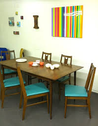 Bassett furniture and design center in nashua carries the perfect blend of styles, comfort and values that have been trusted around the country for more than a century. Reserved For Sarah Mid Century Modern Bassett Dining Table With Leaf And Six Chairs Dining Table With Leaf Dining Room Furniture Dining